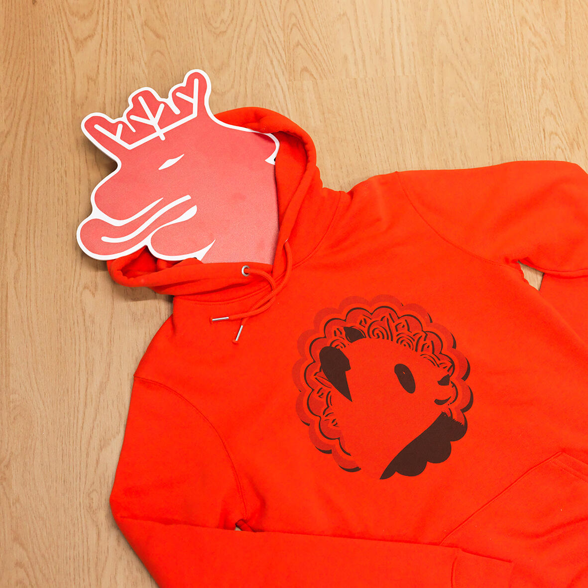 HOODIE COMBI AR PANDA TEDDY BEAR