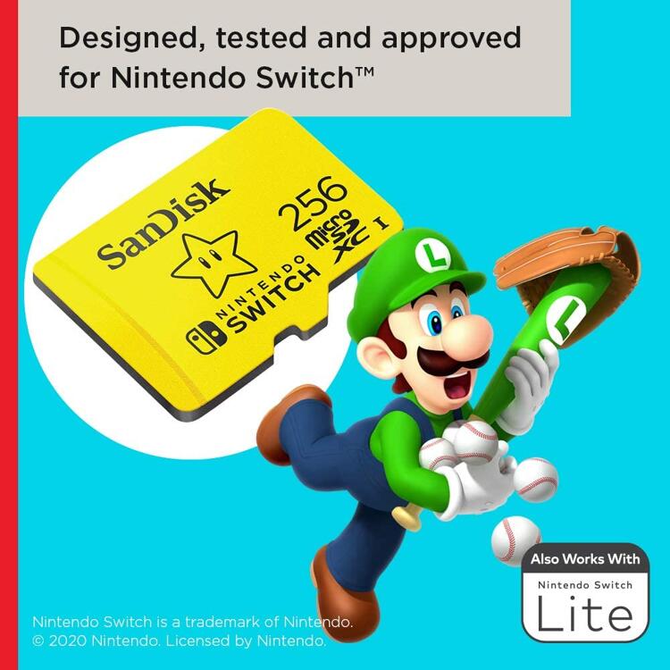 SanDisk-Carte mémoire originale pour Nintendo Switch, MicroSDXC