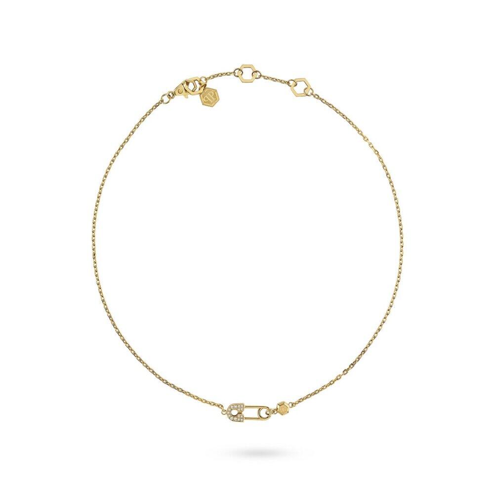 Philipp Plein - PJKGA07NU - Halskette - Damen - SAFETY PIN - 40+5cm