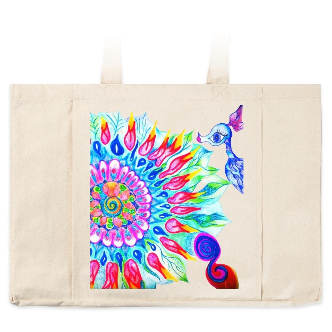 Maxi Yoga Bag Marshmallow Bubbles