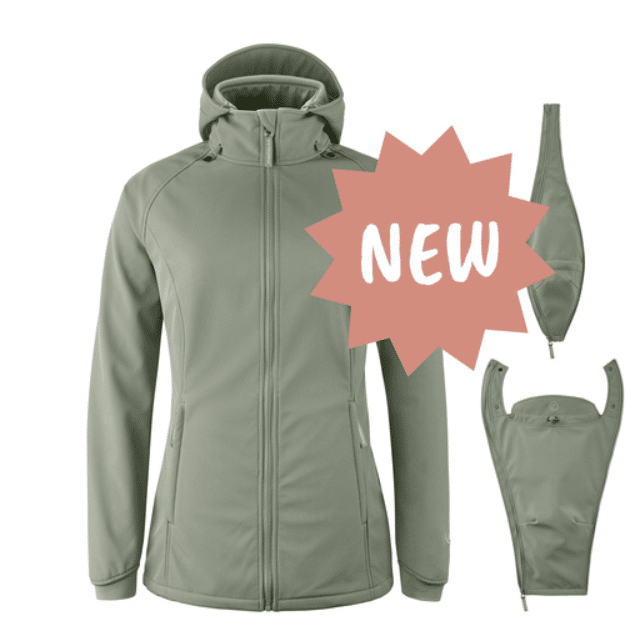 Softshell jacket with all-round fit, Color: Agave