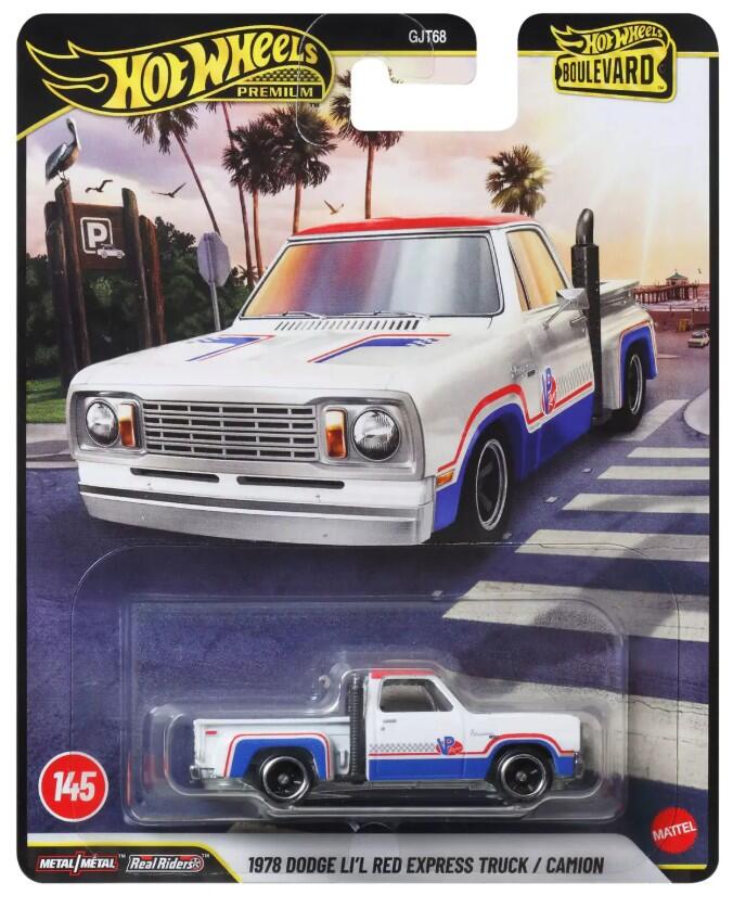 
Hot Wheels Premium - #GJT68 JHW27 - 1978 Dodge Li'l Express Truck - Boulevard Series # 145 - 1/64
