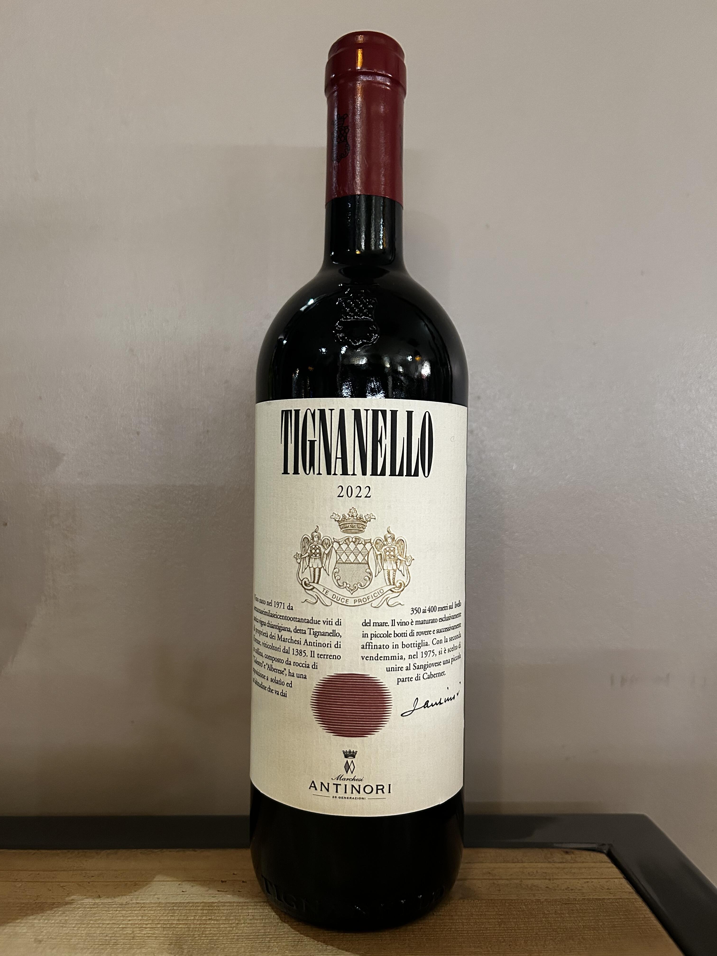 Antinori Tignanello Toscana Igt 2022