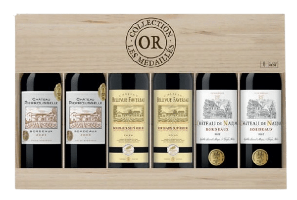 Geschenkset Goldkollektion Les Médailles 6x75 cl