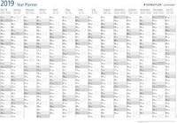 641 YP-1: Calendar, 840 x 600 mm