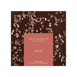 Tablette de chocolat Lola Valerius - chocolatier du Luxembourg