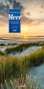 Der Traum vom Meer - Literatur-Kalender 2026 Maße (B/H): 33 x 66 cm, Wandkalender