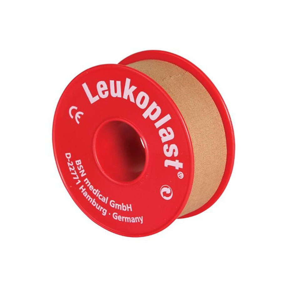 Leukoplast 2,5 cm x 9,2 m rouleau sparadrap avec support en fibranne, 1 piece