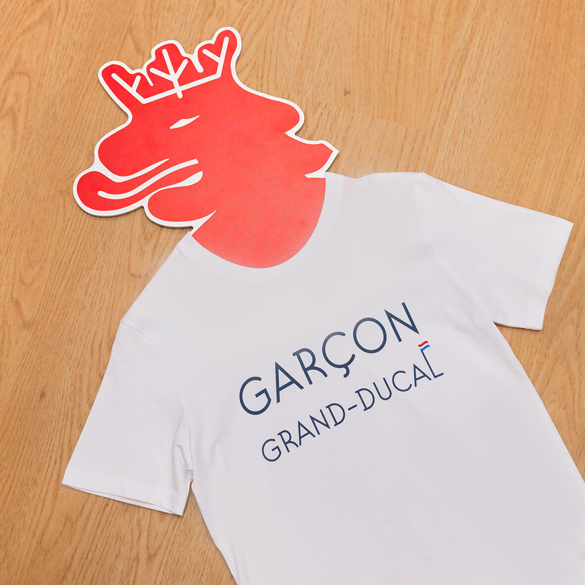 Tee shirt "boy grand-ducal" white 