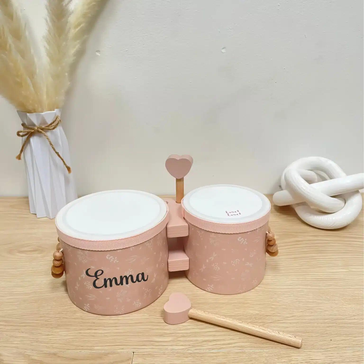 Bongos: personalisiertes Holzspielzeug