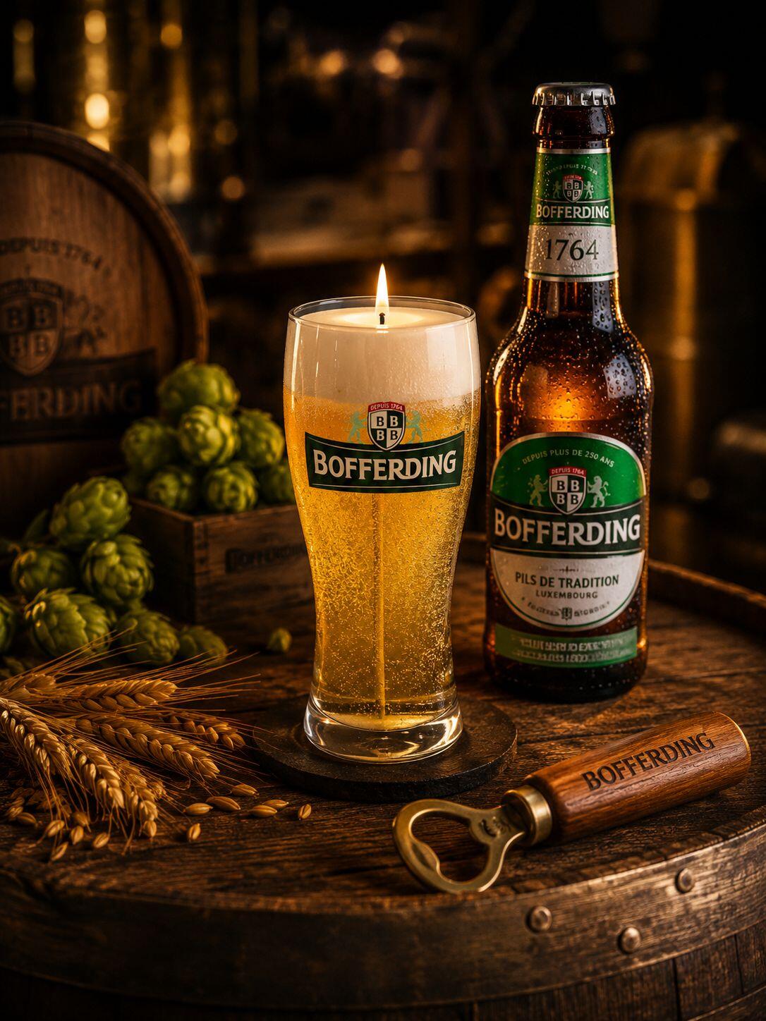Bierkerze "Mini" - Bofferding
