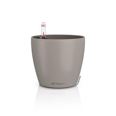 Lechuza Übertopf Kunststoff Classico Color 12 Komplettset Ø 15 x 14 cm sandbraun