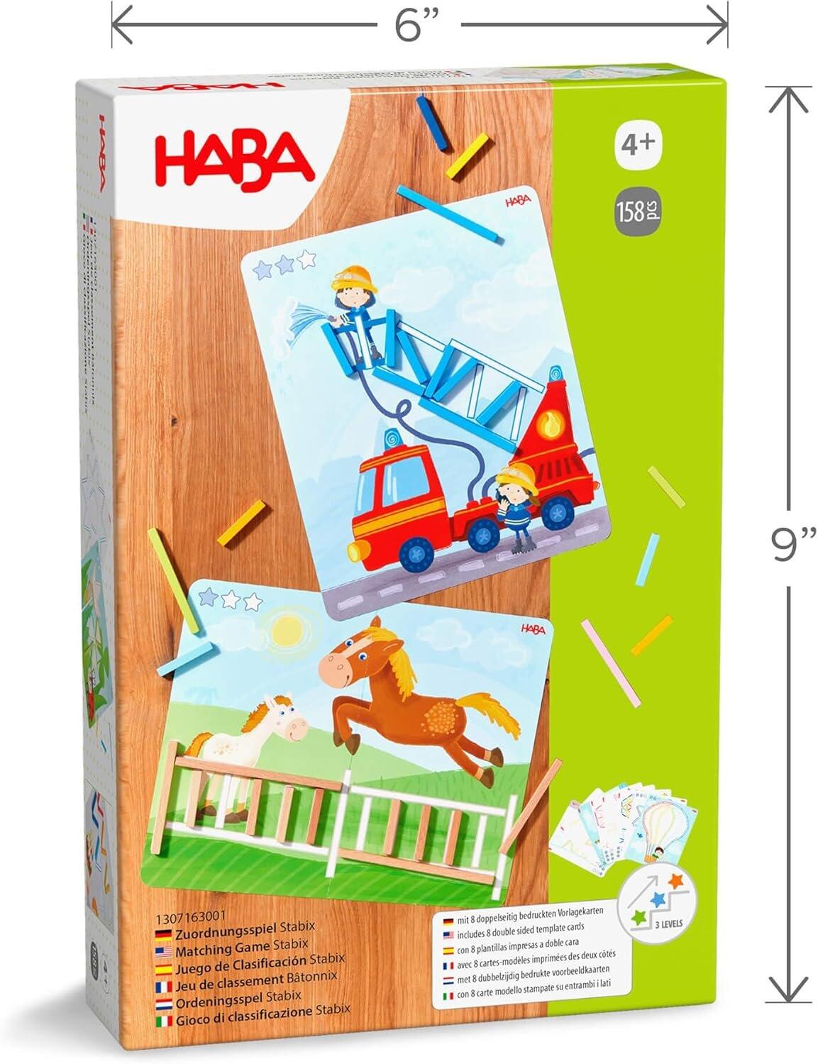 Stabix wooden matching game