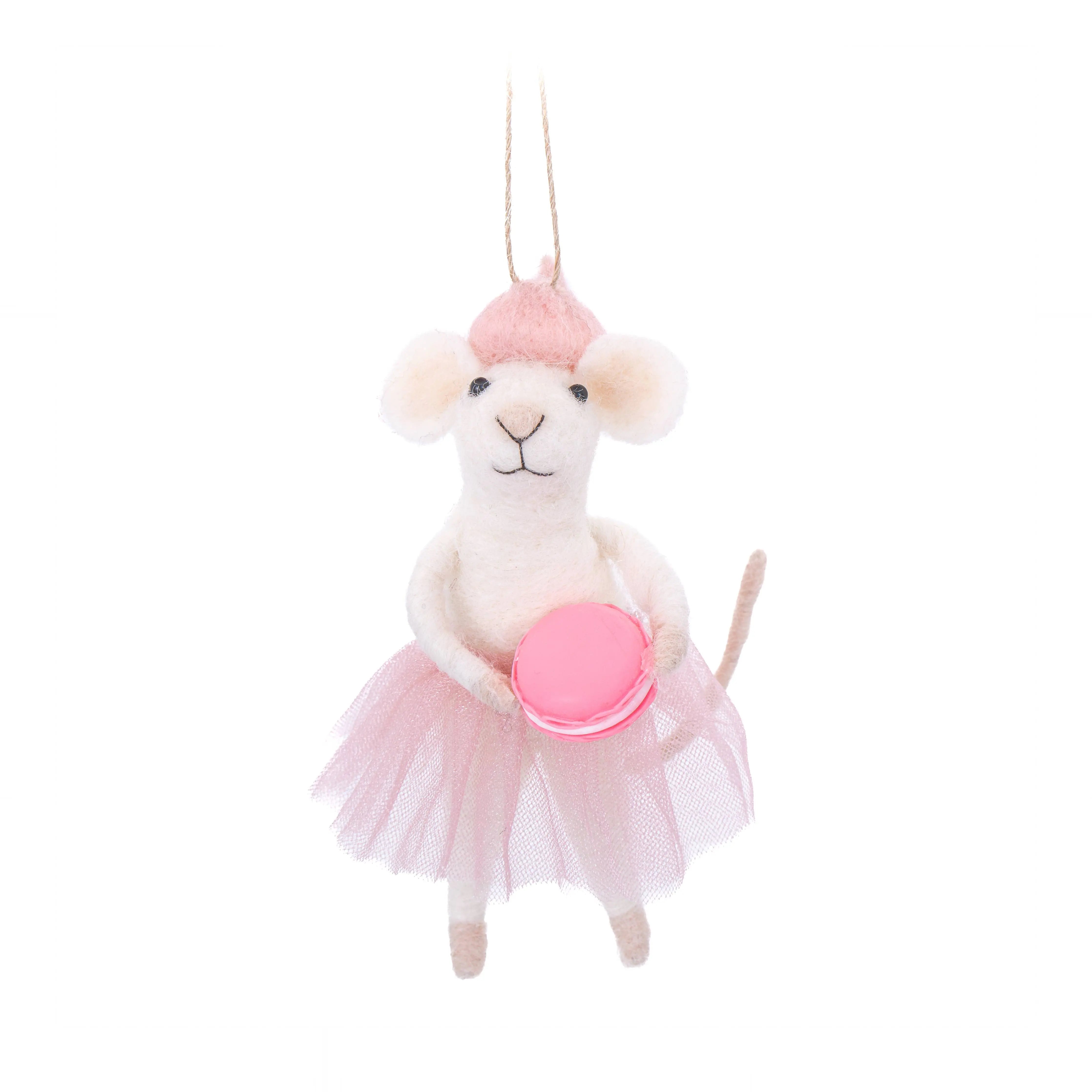 Sass & Belle Europe - French Mouse with Macaroon Felt Decoration