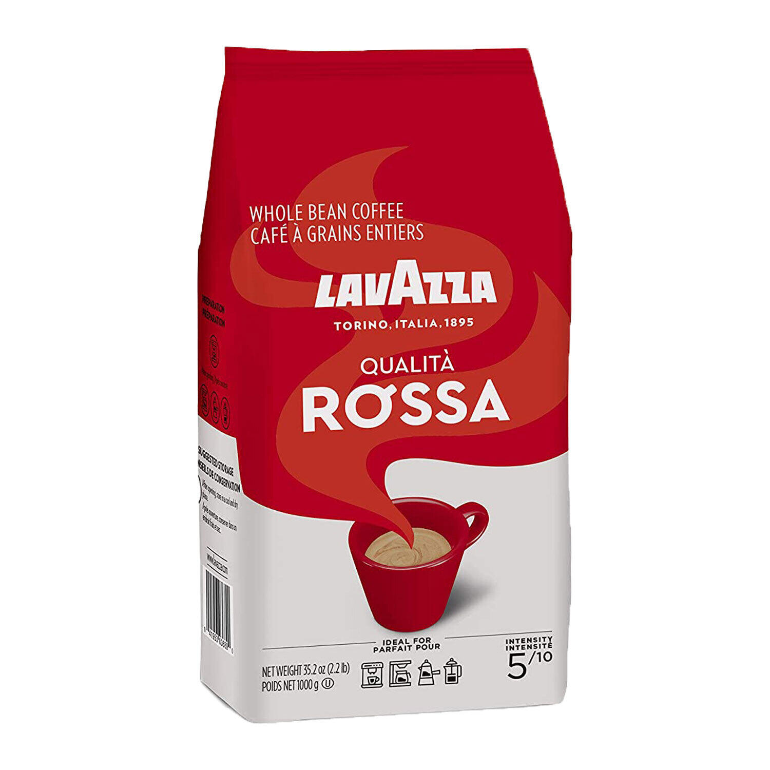 Lavazza Qualità Rossa 1 kg pack of whole beans