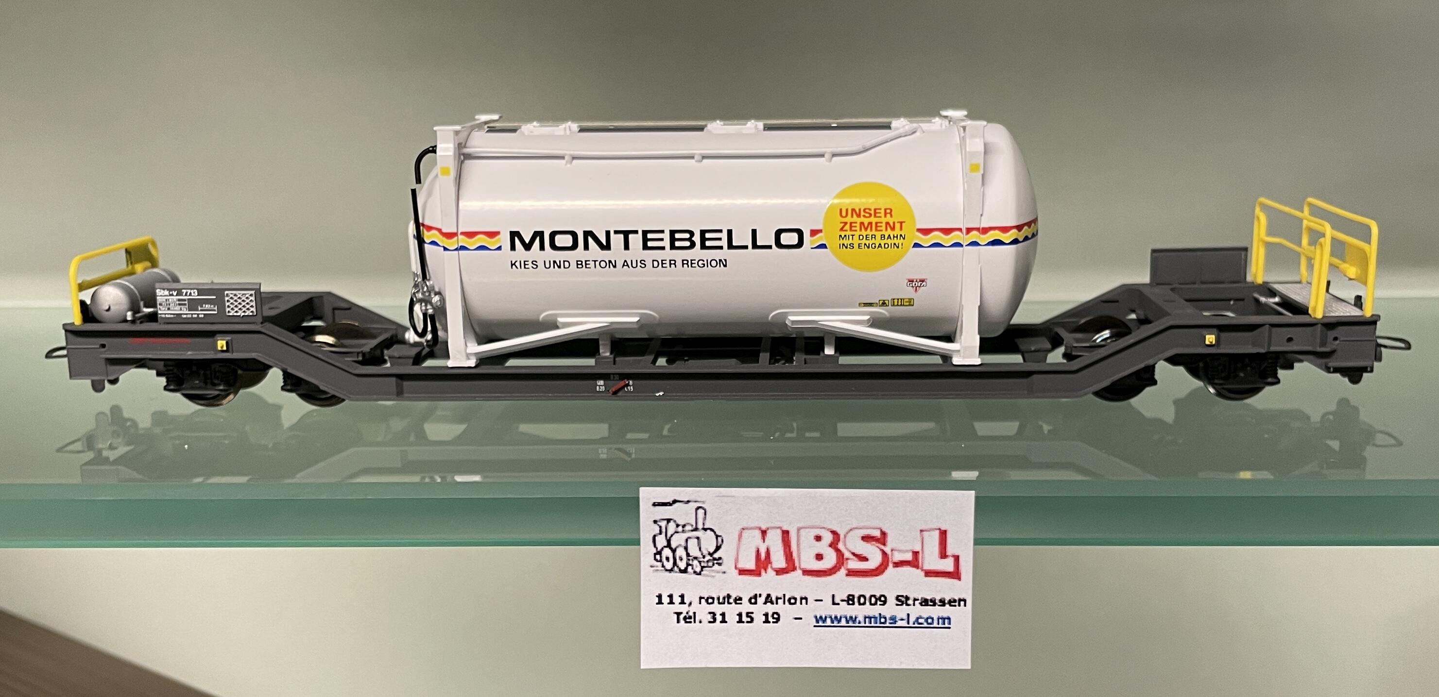 Bemo 2289143 Bemo H0m RhB Sbk-v 7712 freight car silo | Letzshop