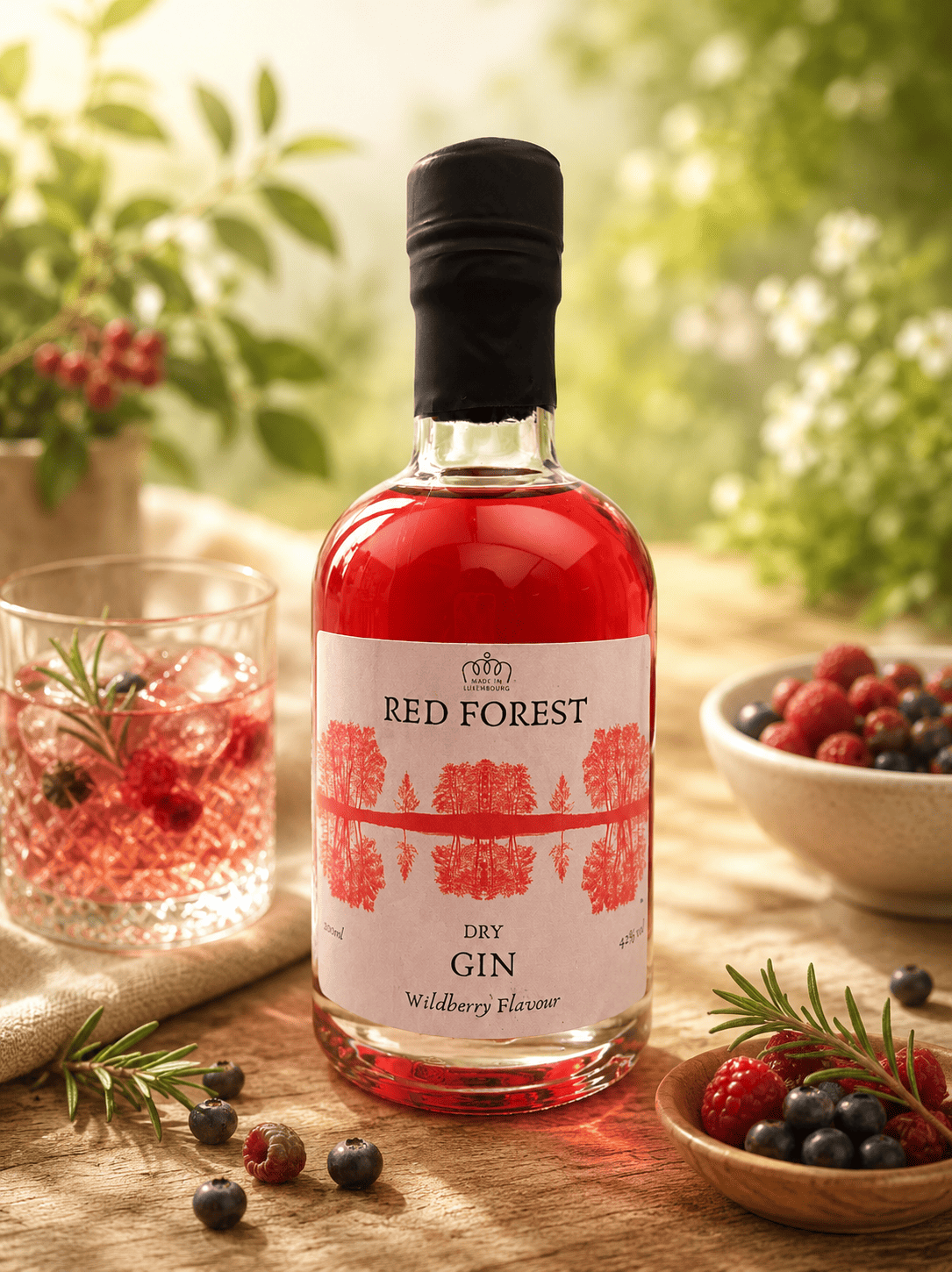 Gin Red Forest 42% Nocturne 0,2 L