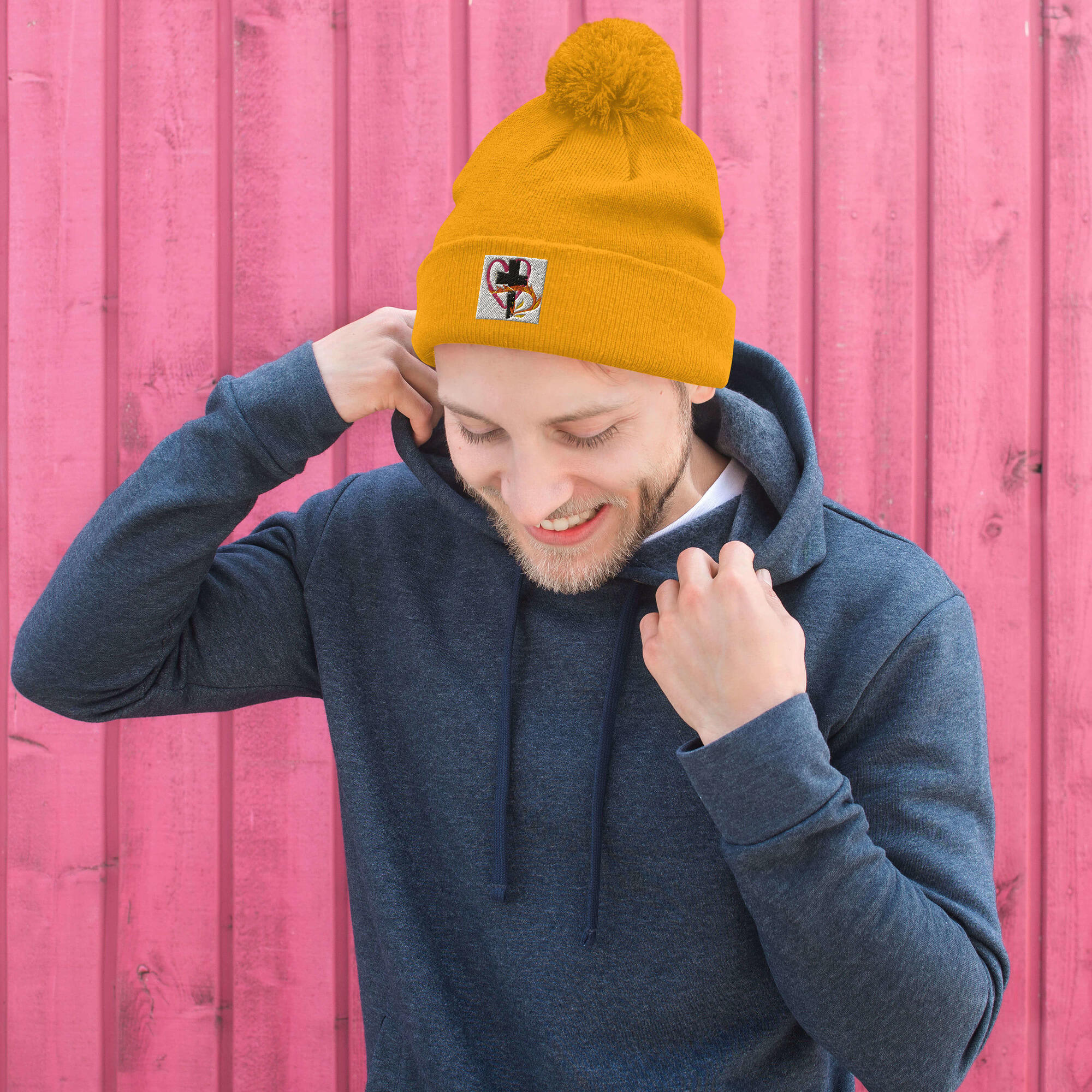 Pompom Beanie Eternal Flame