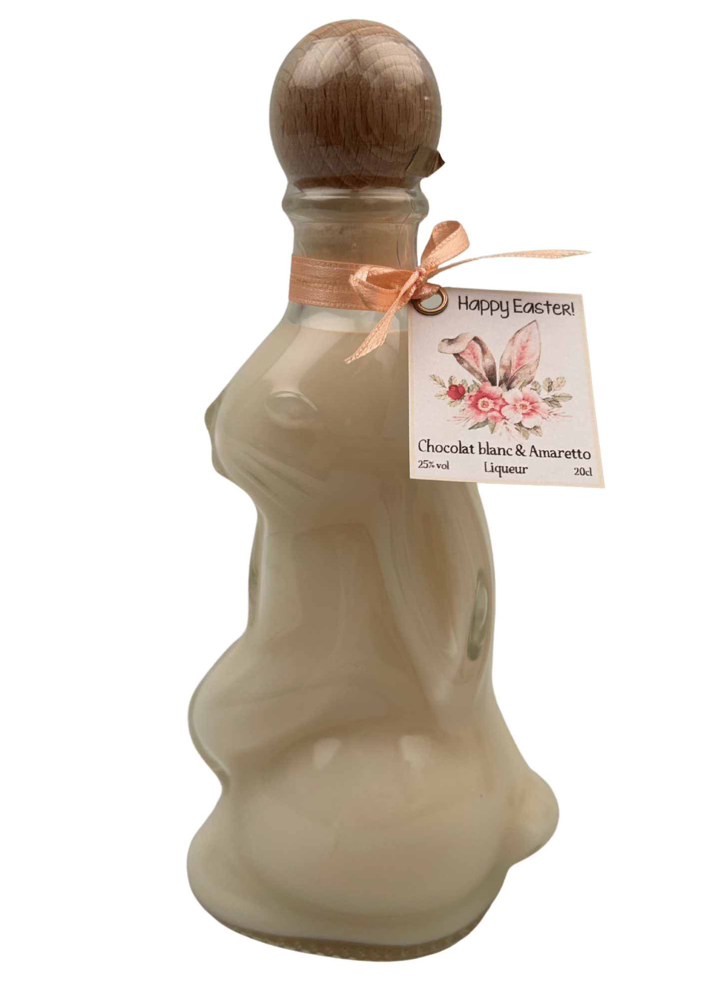 LIQ Crème au chocolat blanc et à l'amaretto 18 % vol Hase 0,2 l