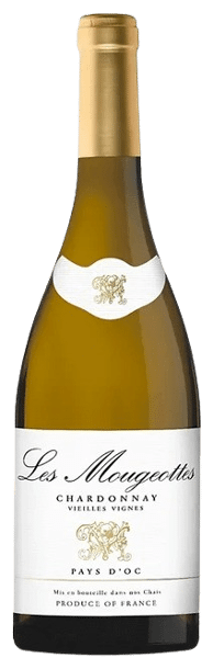 LES MOUGEOTTES CHARDONNAY VIEILLES VIGNES IGP PAYS D'OC LES PRODUCTEURS RÉUNIS 2024 BLANC