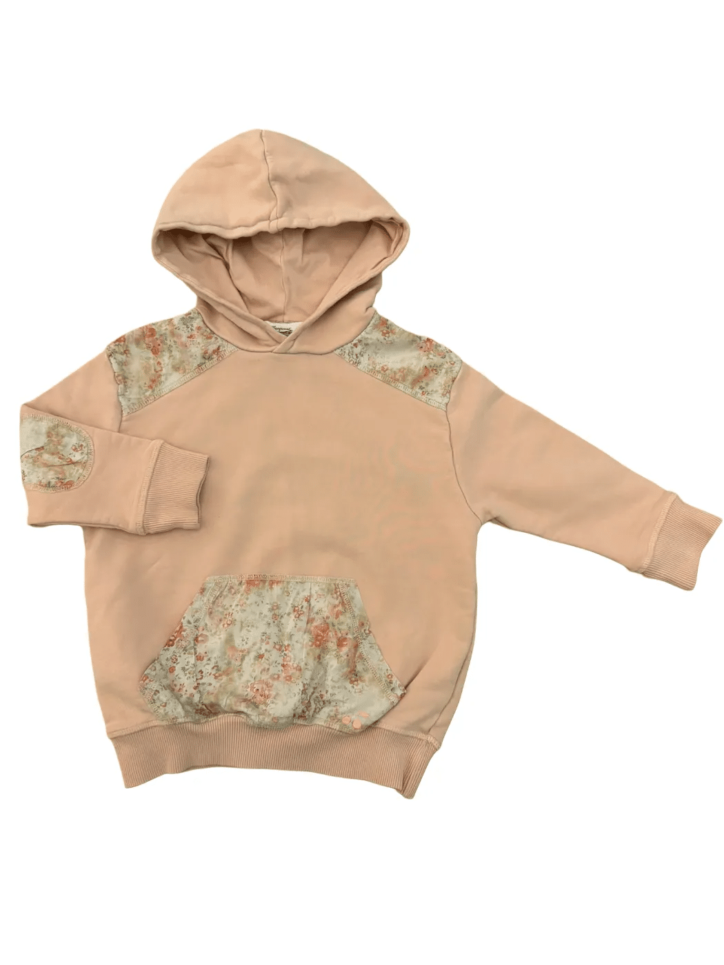 Bonpoint Hoodie mit rosa Blumenmuster (4Y)