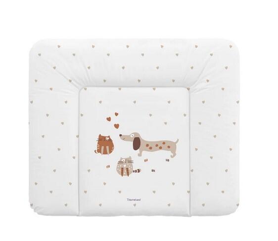 Träumeland Wickelauflage cats&dogs Größe: 75 x 85 cm