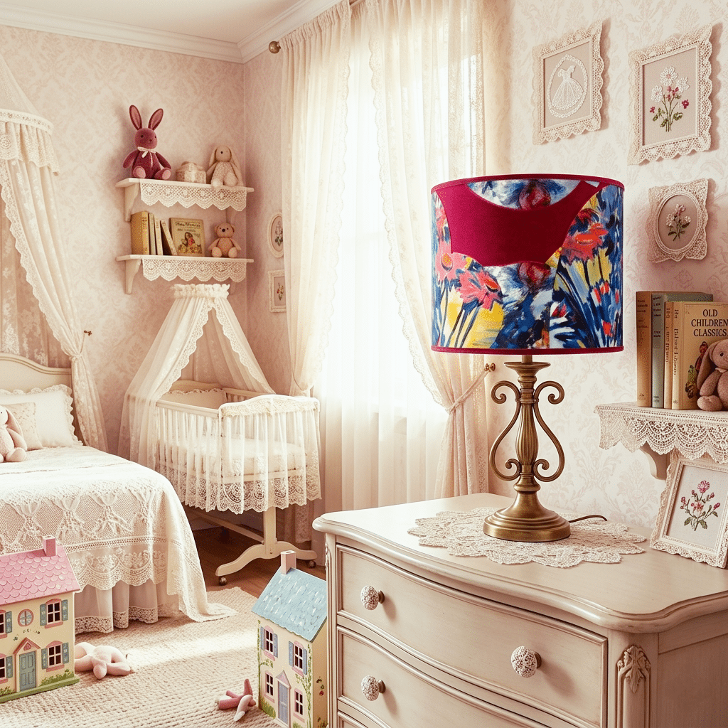 August Queen royal lampshade
