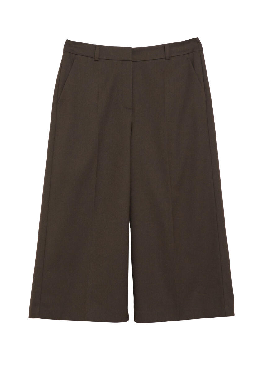 Culotte mit weitem Bein