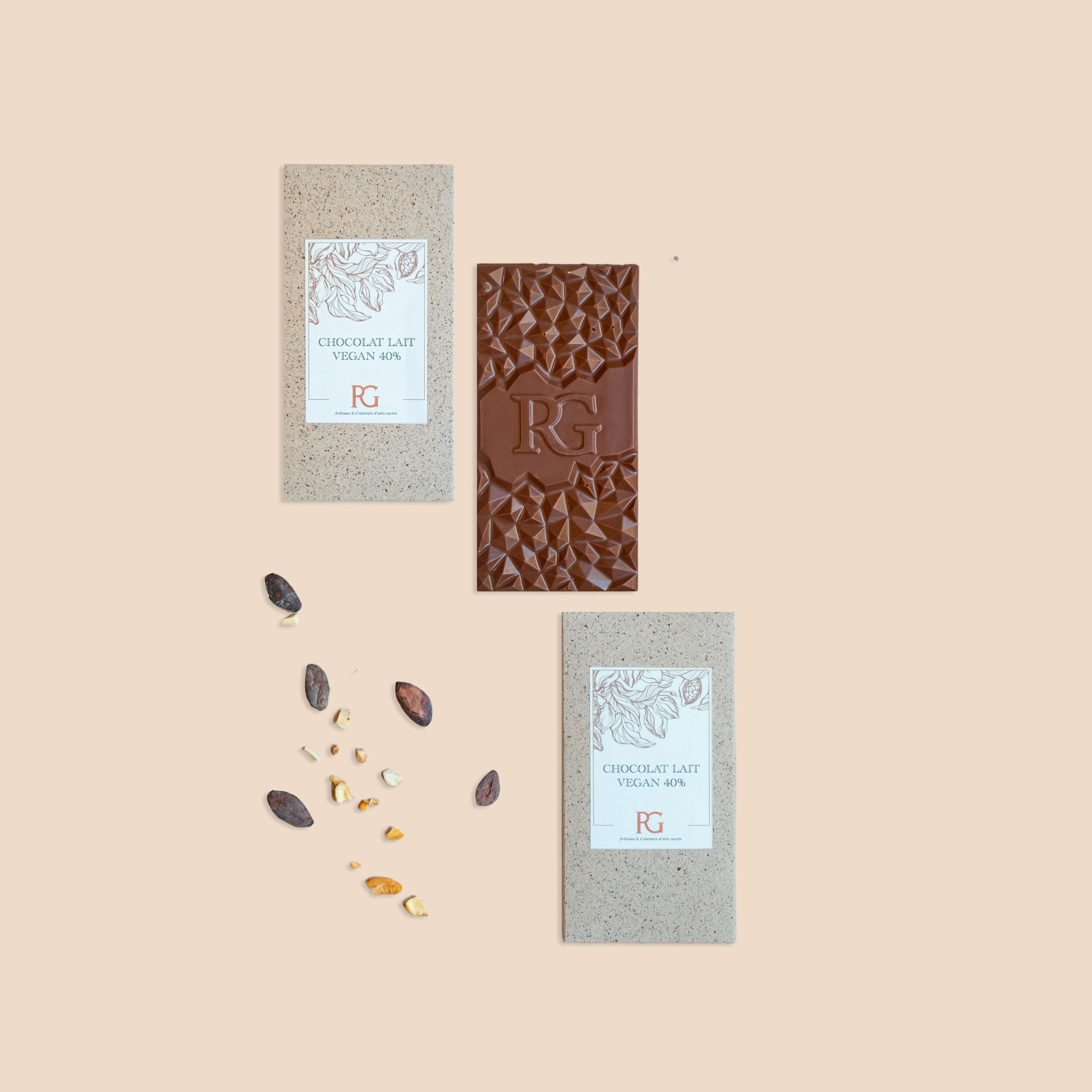 Chocolat au lait végan 40%