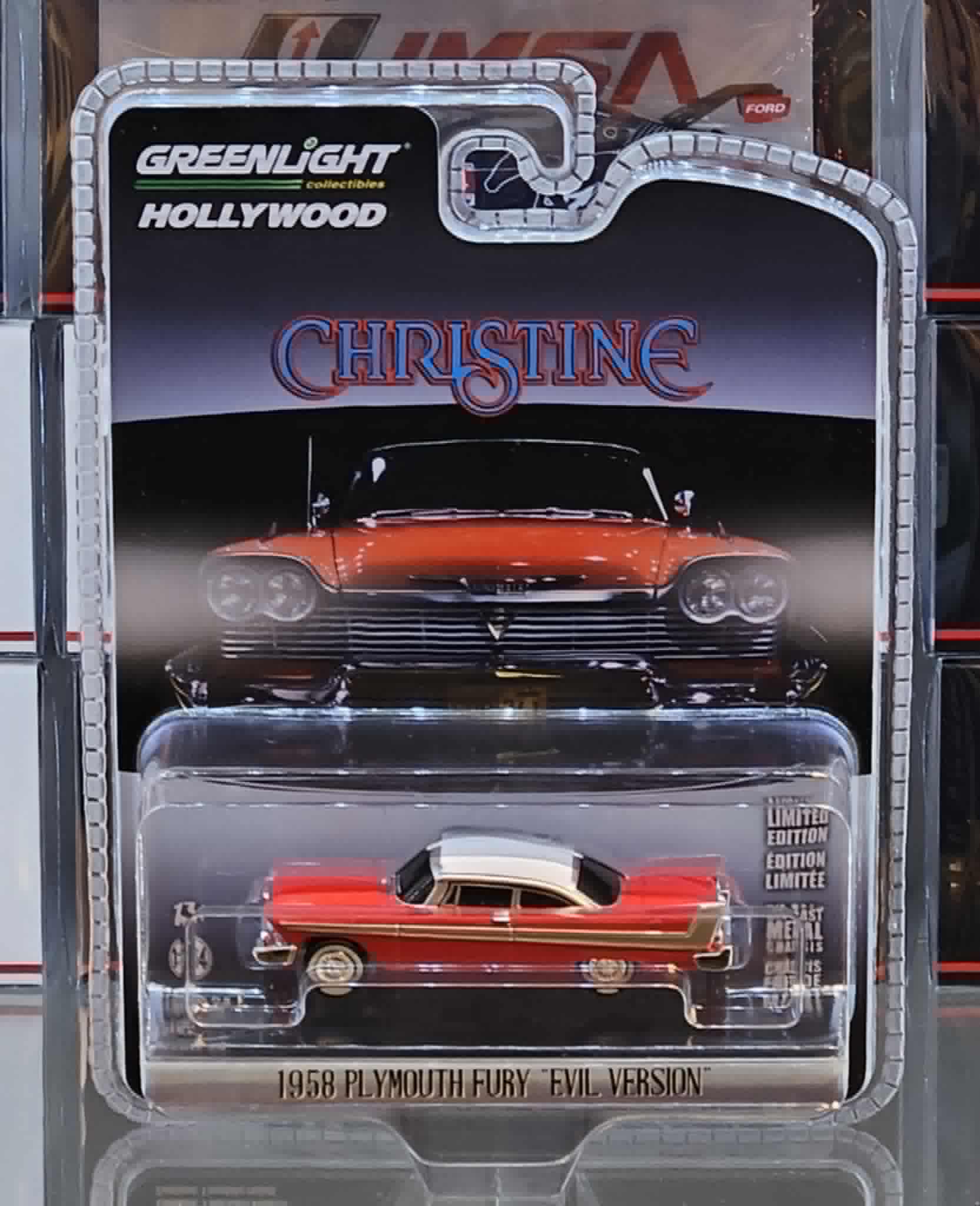 Greenlight - # 44840-B - 1958 Plymouth Fury \"Evil Version\" - Christine - Hollywood - Série 24 - 1/64