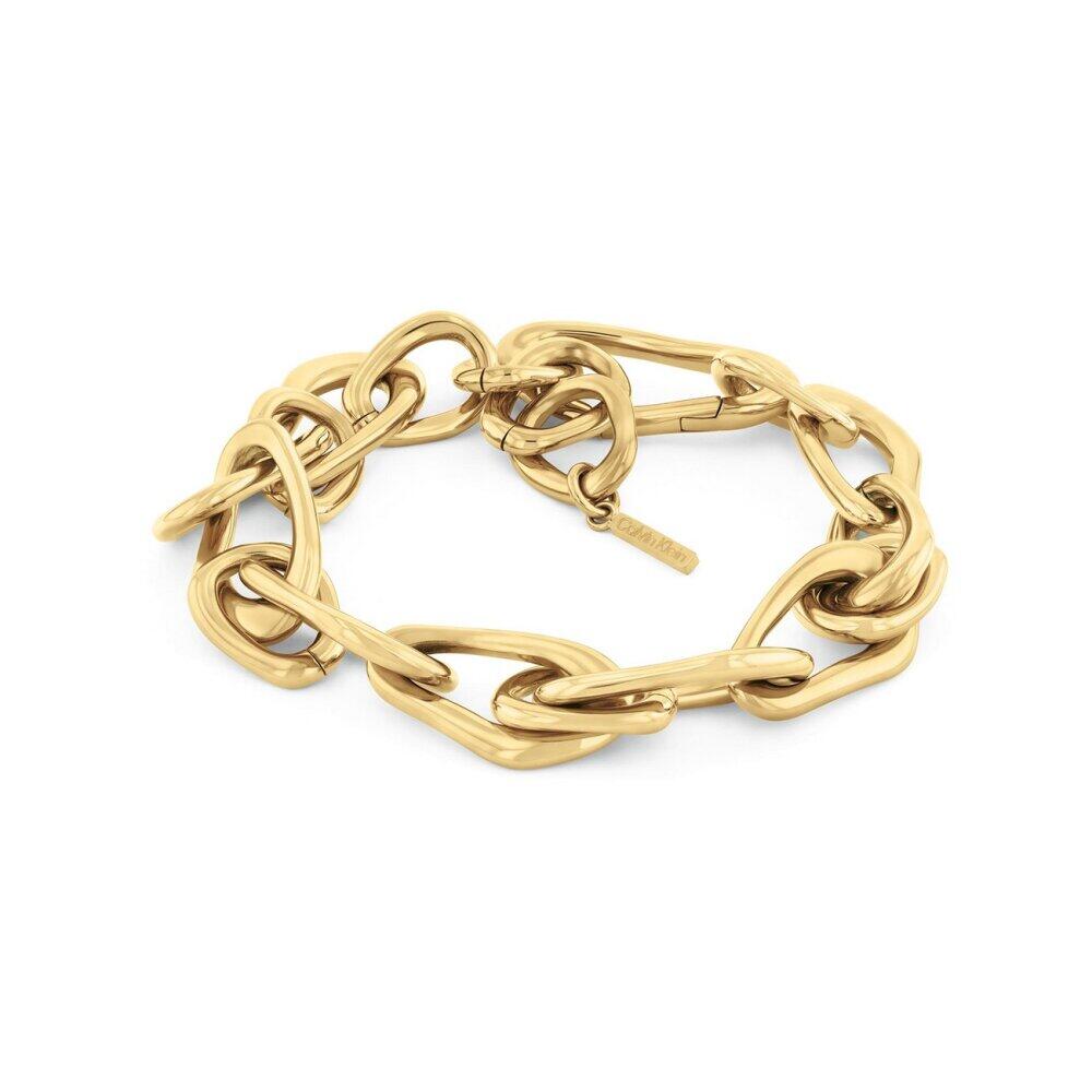 Calvin Klein - 35000748 - Bracelet - Femme - Acier inoxydable - Plaqué or jaune - 16+3 cm