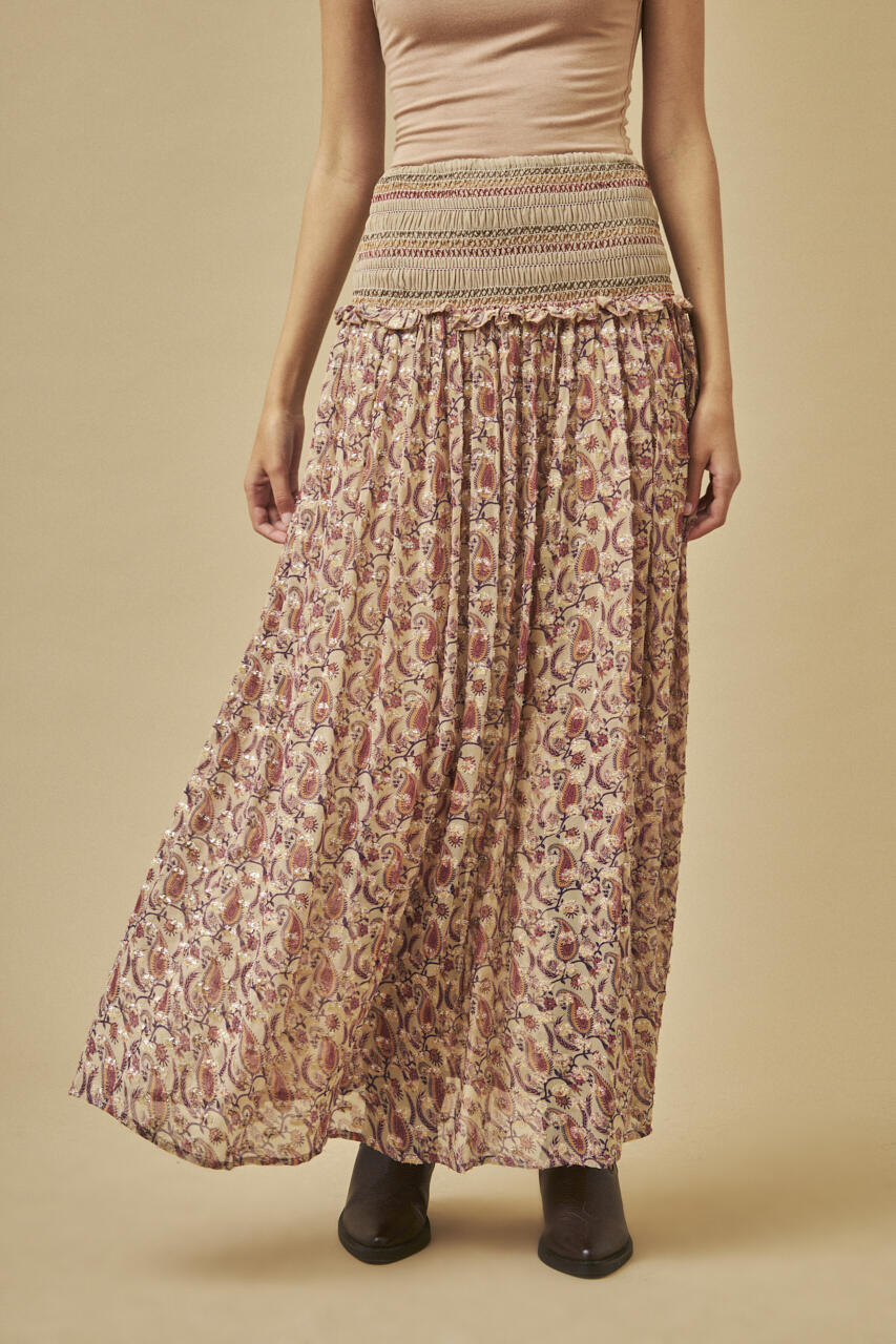 Jupe maxi taille haute online