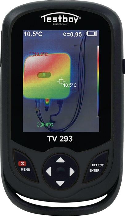 Wärmebildkamera TV 293, 3,2-Zoll-Farb-LCD-Bildschirm, 220 x 160 Pixel, -20° +300° C (Ausstellungsmodell)