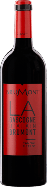 TANNAT ET MERLOT CÔTES DE GASCOGNE ALAIN BRUMONT 2023 ROUGE