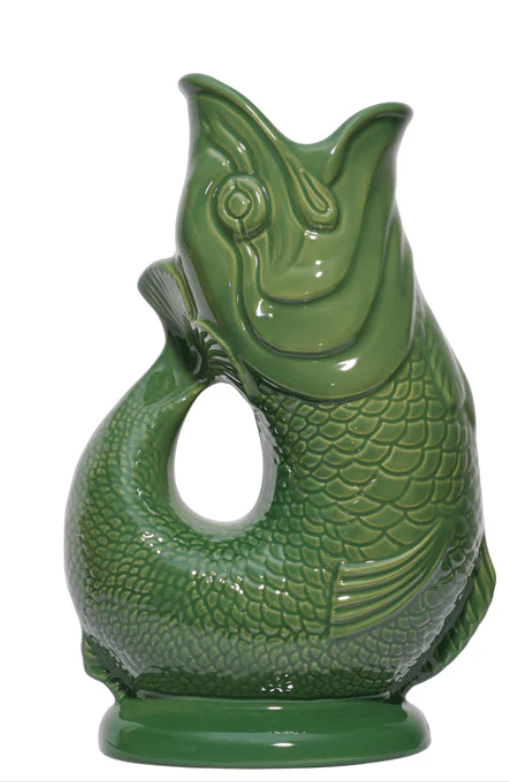Gluckigluck - Gluggle Jug - green fish jug