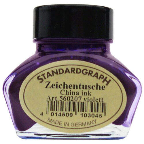 Standardgraph Zeichentusche Gelb – 30 Ml Im Glas, Nicht Anlösend
