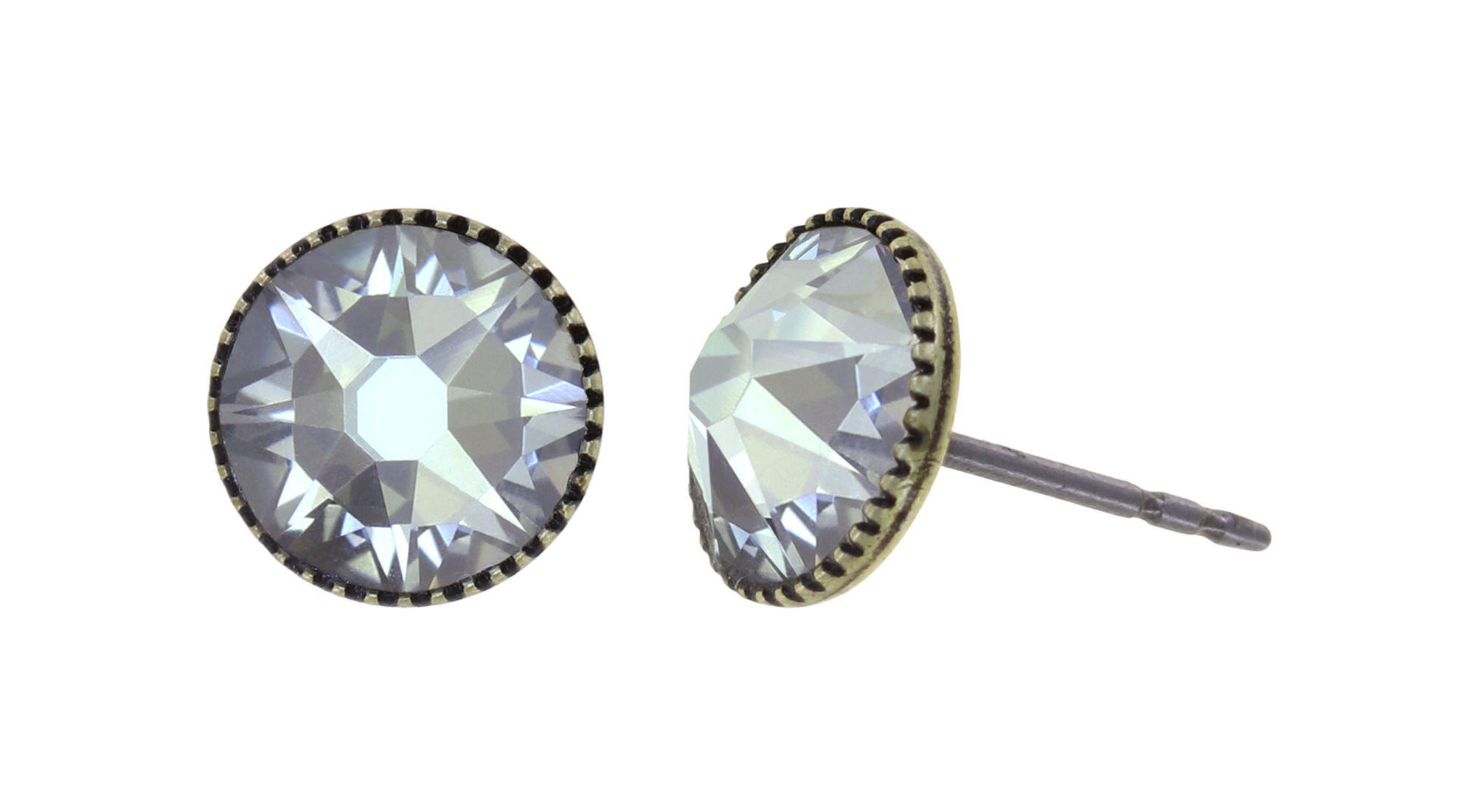 Stud earrings - Black Jack