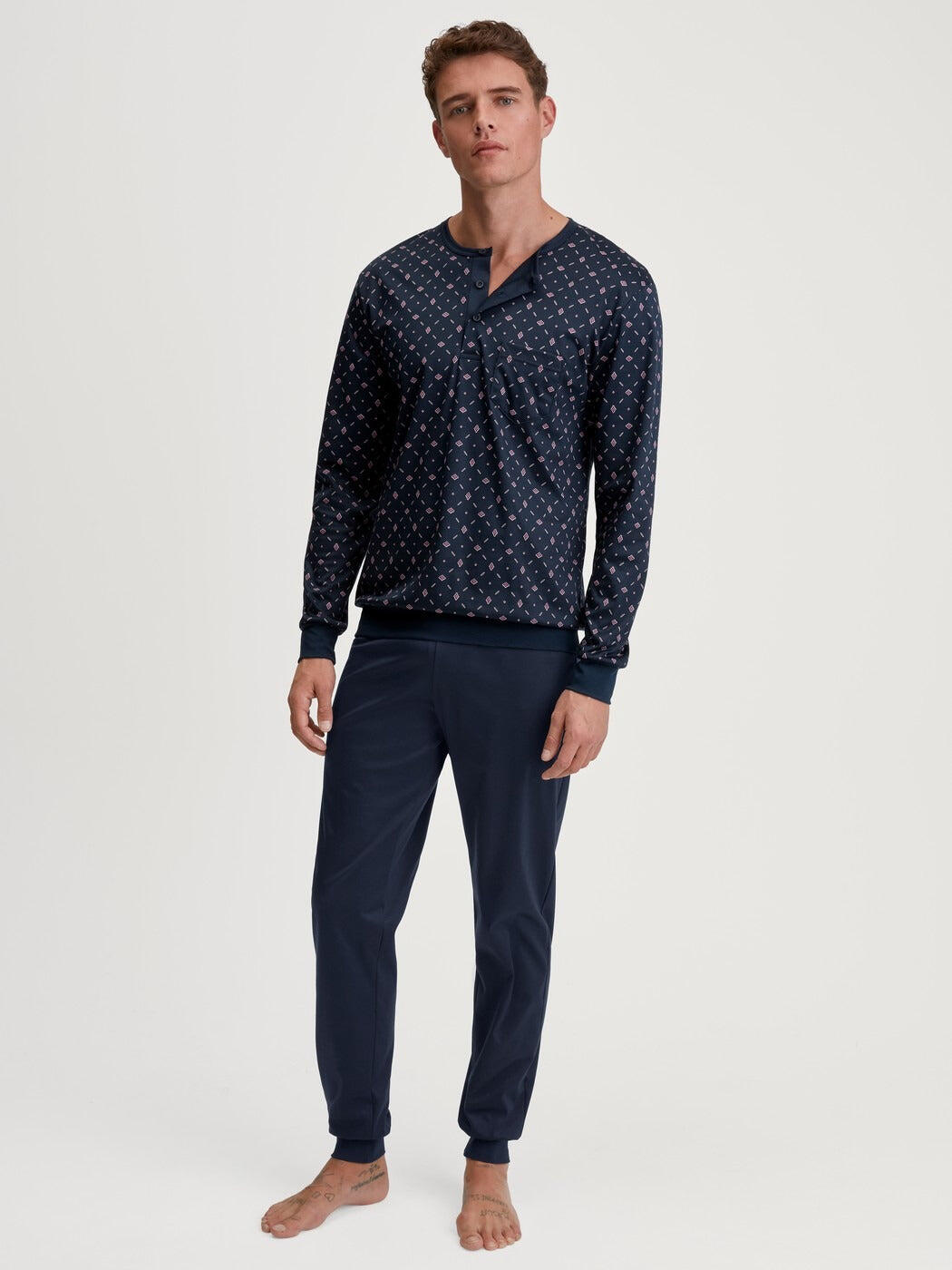 Calida Relax Selected 4 Pyjama with cuff