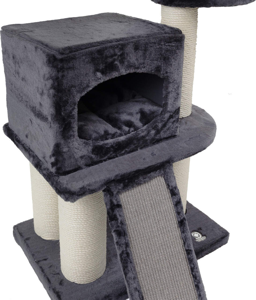 CanadianCat Kratzbaum Riley H 135 cm anthrazit | Letzshop