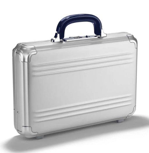 Leichter silberner Koffer, ZERO HALLIBURTON