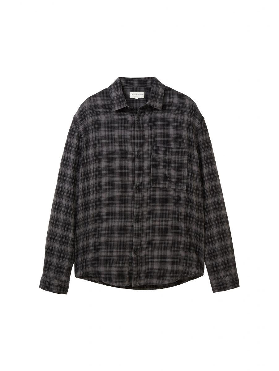 - Tom Letzshop - Denim S shirt black | Tailor Flannel (33905)