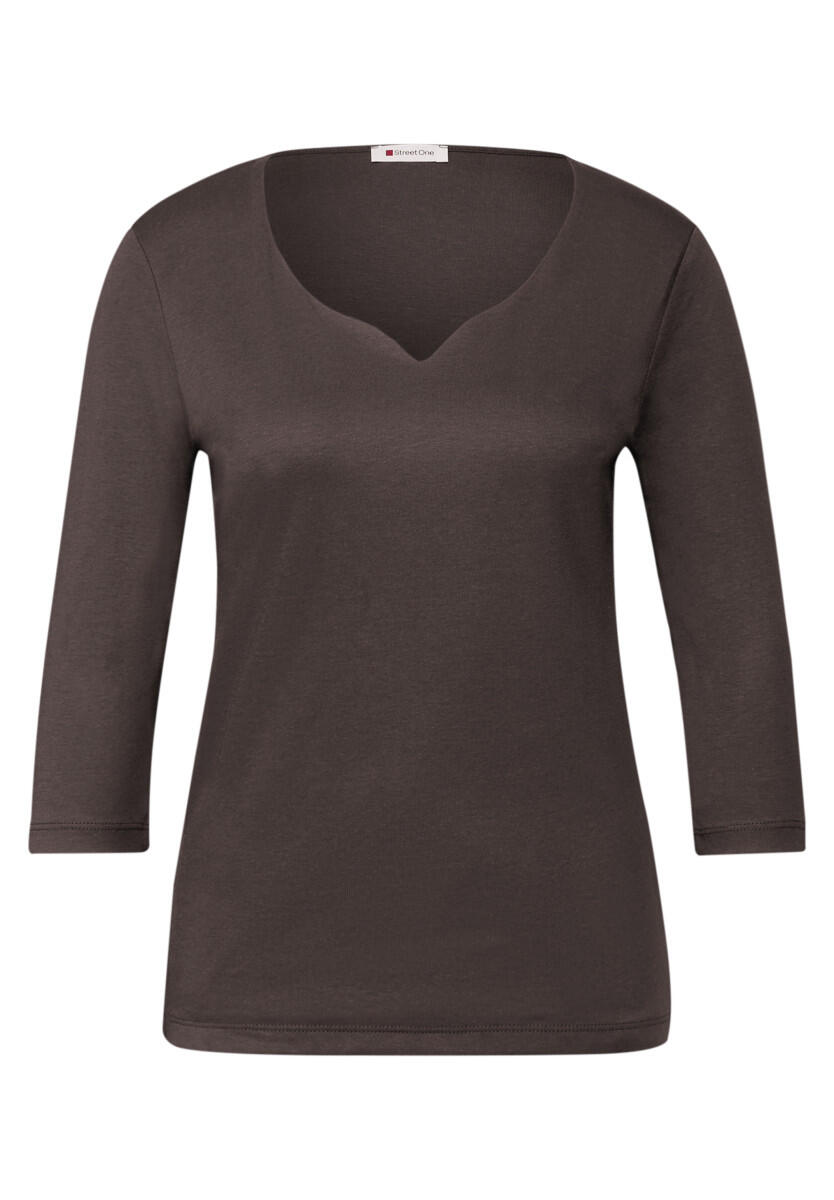 T-shirt à encolure en cœur