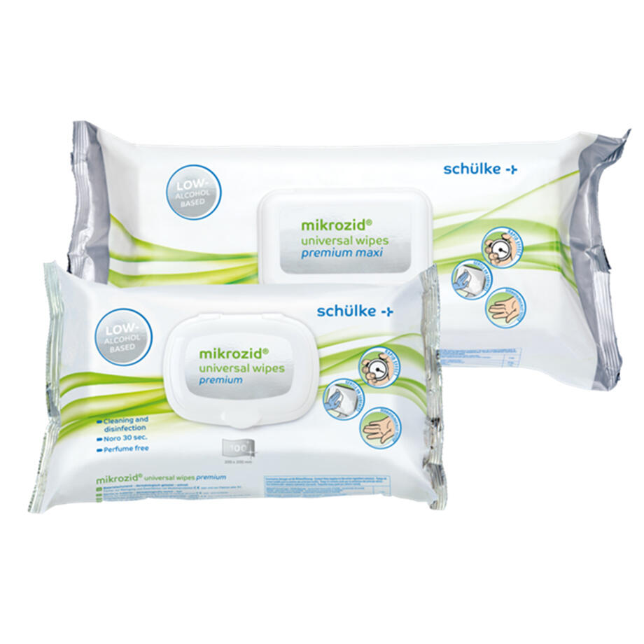 Lingettes Mikrozid Universelles Premium en Sac Distributeur 100 Lingettes