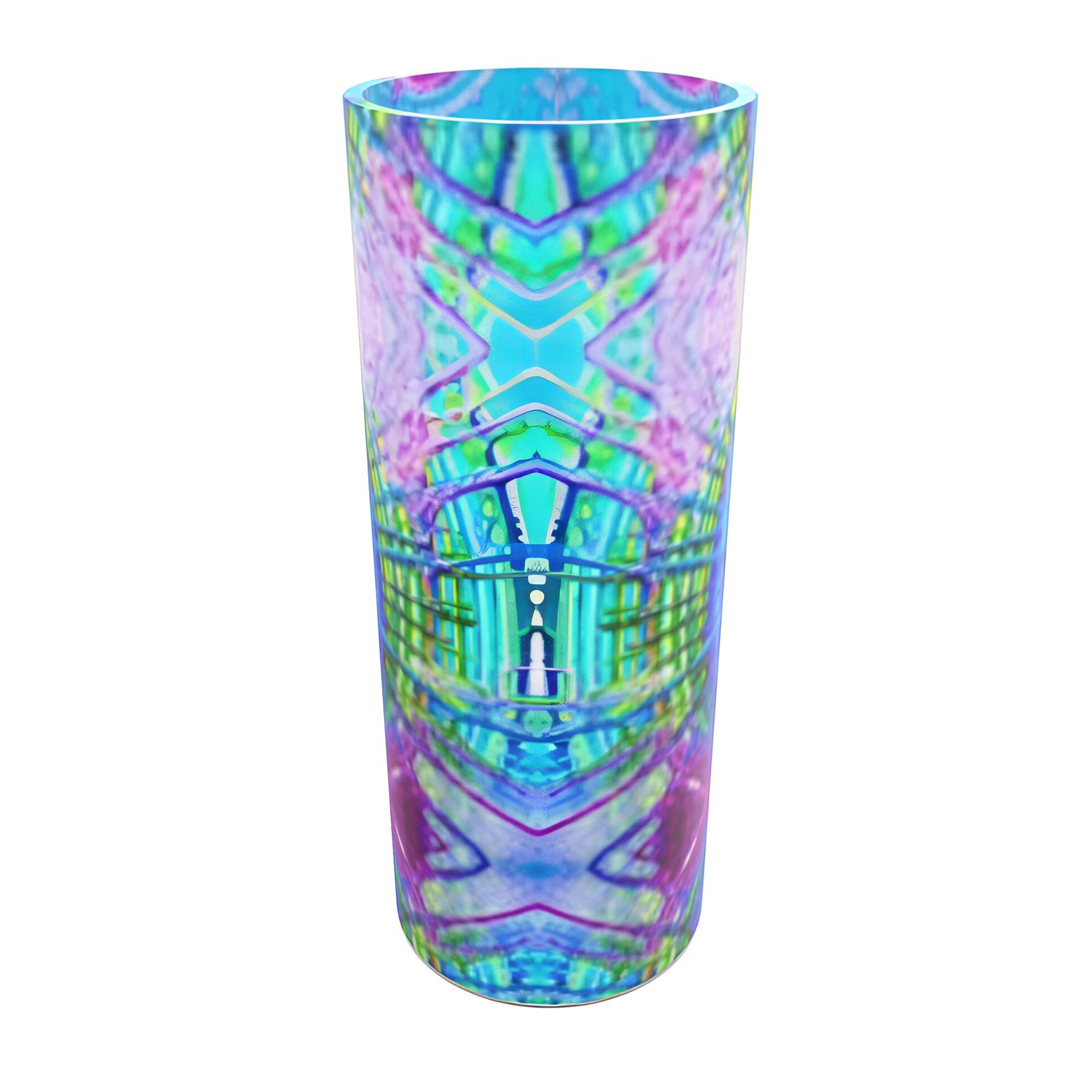 Artistische Glasvase: Candy Crash