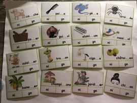 Card Games Educational Flash Cards fait main