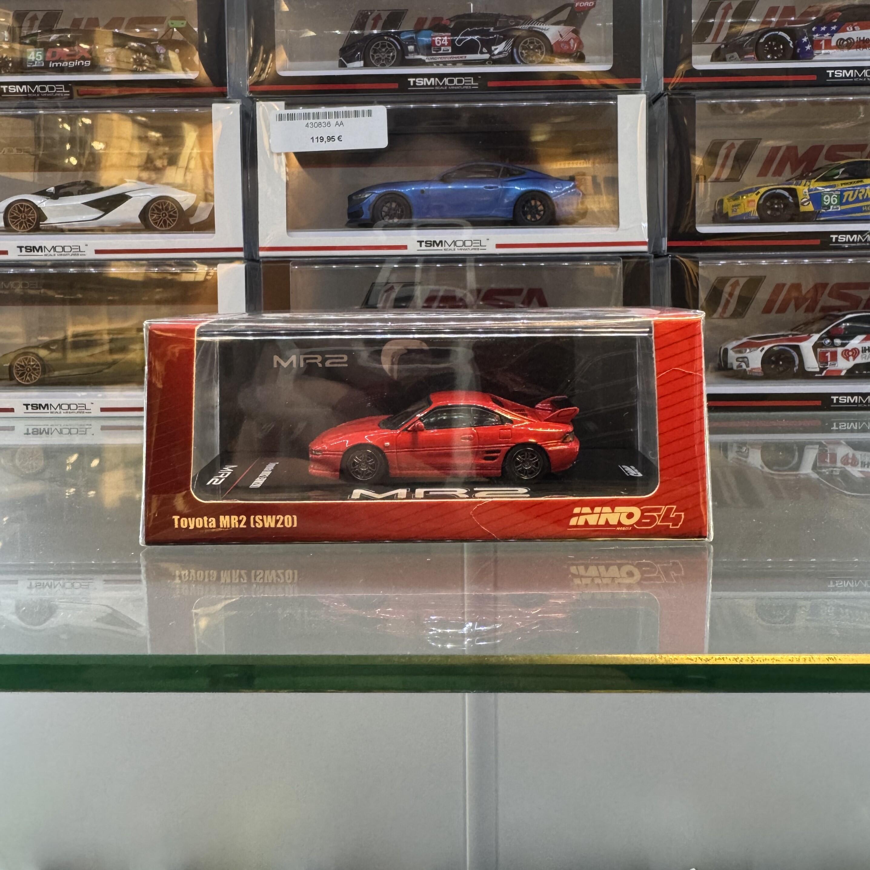 INNO64 - #IN64-MR2SW20-RED - Toyota MR2 (SW20) - rouge - 1/64