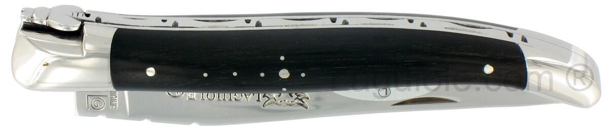 Couteau pliant 1 piece 2 mitres 12cm Inox RF Ébène