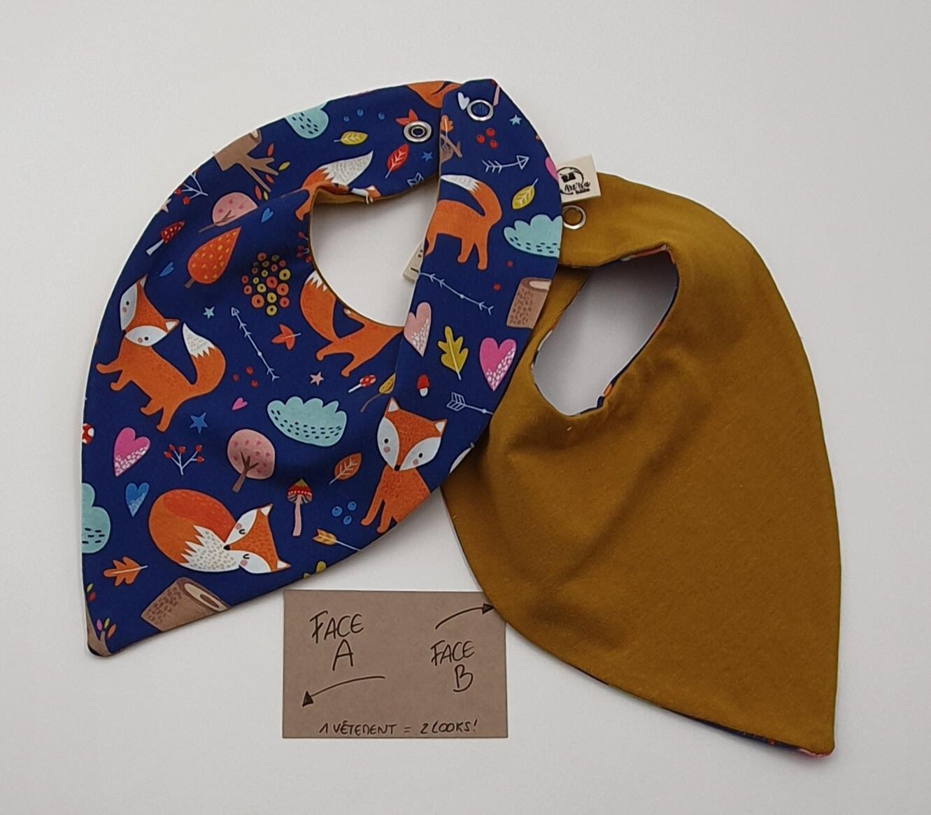 Bandana "Blaue Füchse"