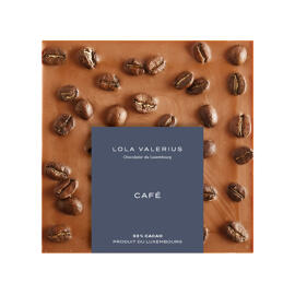 Tablette de chocolat Lola Valerius - chocolatier du Luxembourg