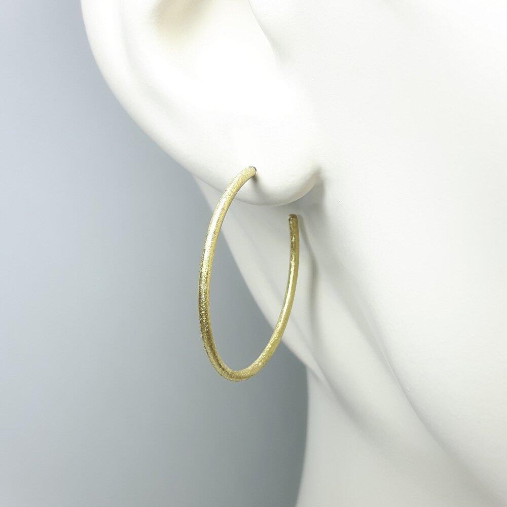 Creolen aus 18kt Gelbgold.